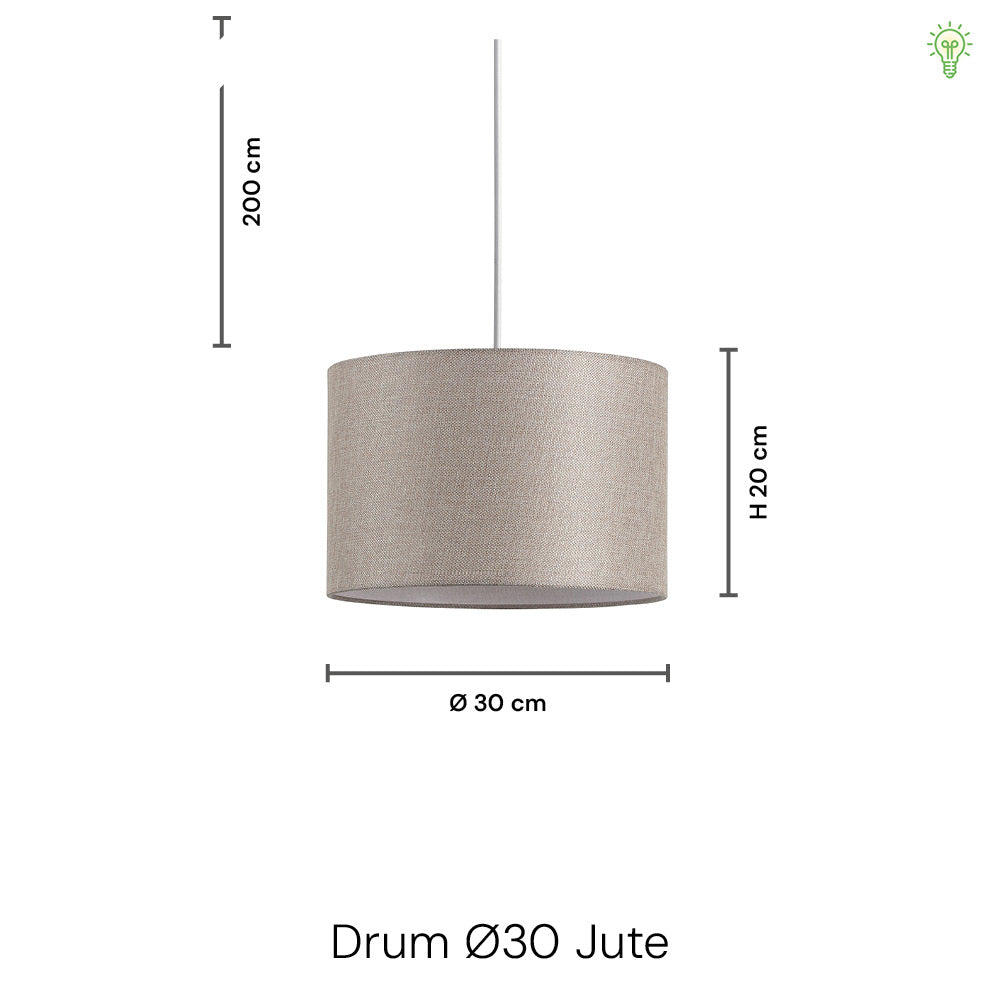Drum Taklampa Ø30