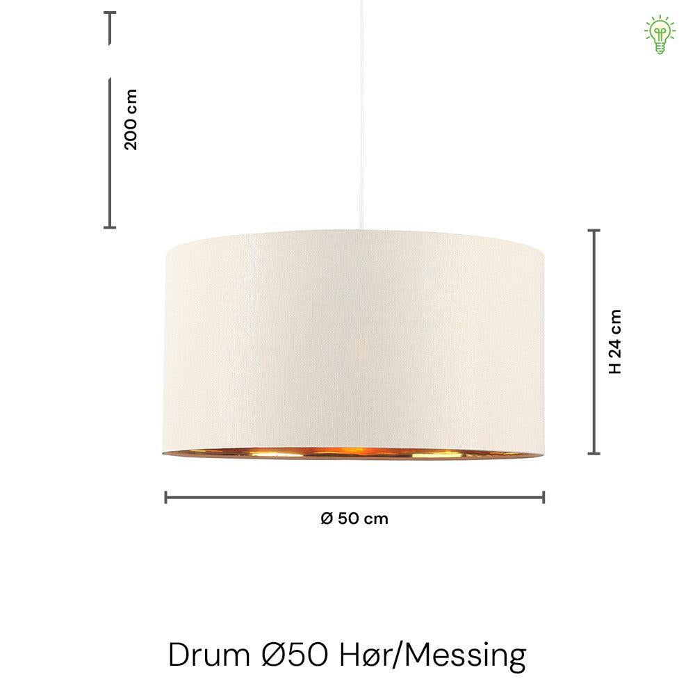 Drum Taklampa Ø50