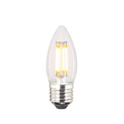8 x LED E27 4W B35 Dimbar Klar-Lampconcept.se