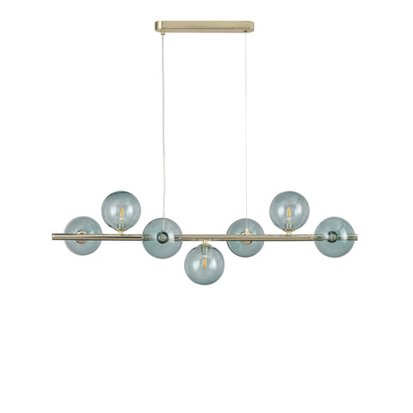 Bubbles Långbordstaklampa 90cm Grön-Lampconcept.se