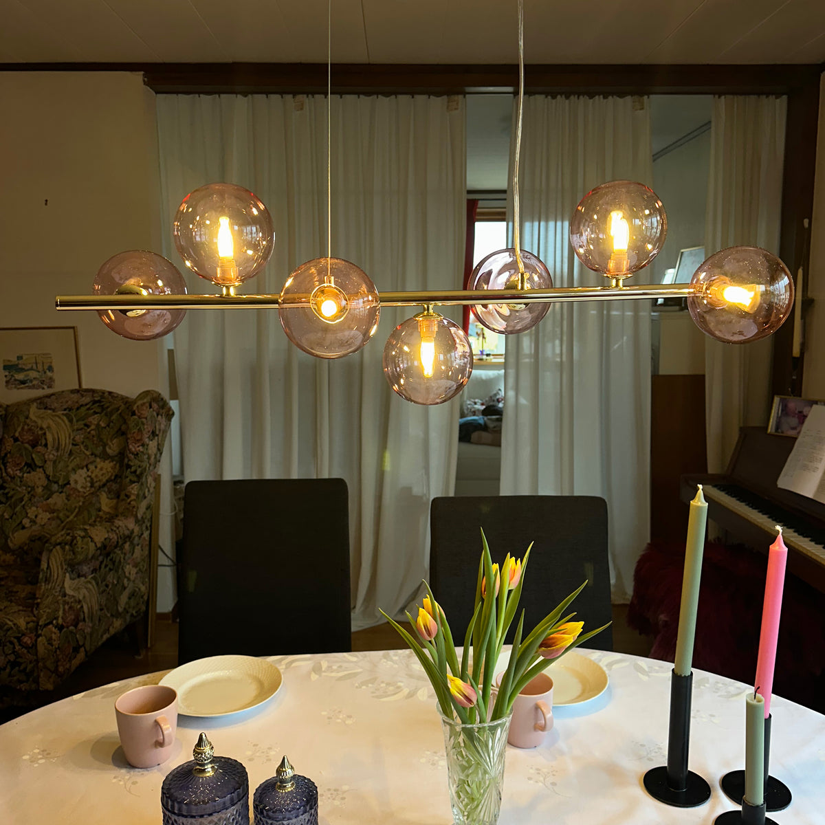 Bubbles Långbordstaklampa 90cm