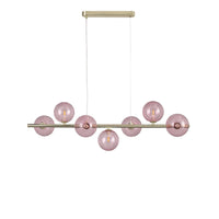 Bubbles Långbordstaklampa 90cm Rosa-Lampconcept.se