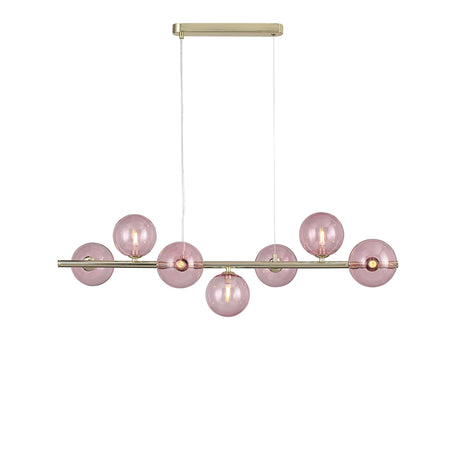 Bubbles Långbordstaklampa 90cm Rosa-Lampconcept.se