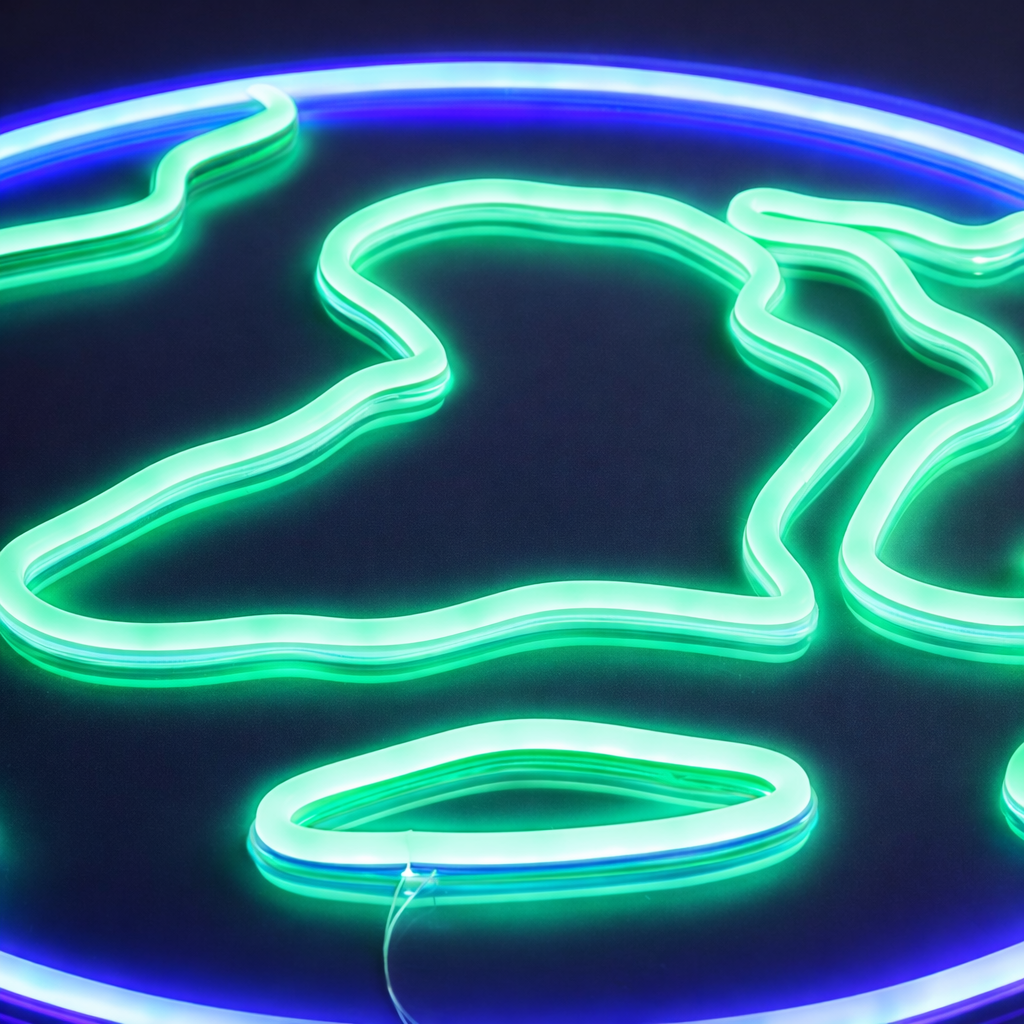 Earth Neonskylt