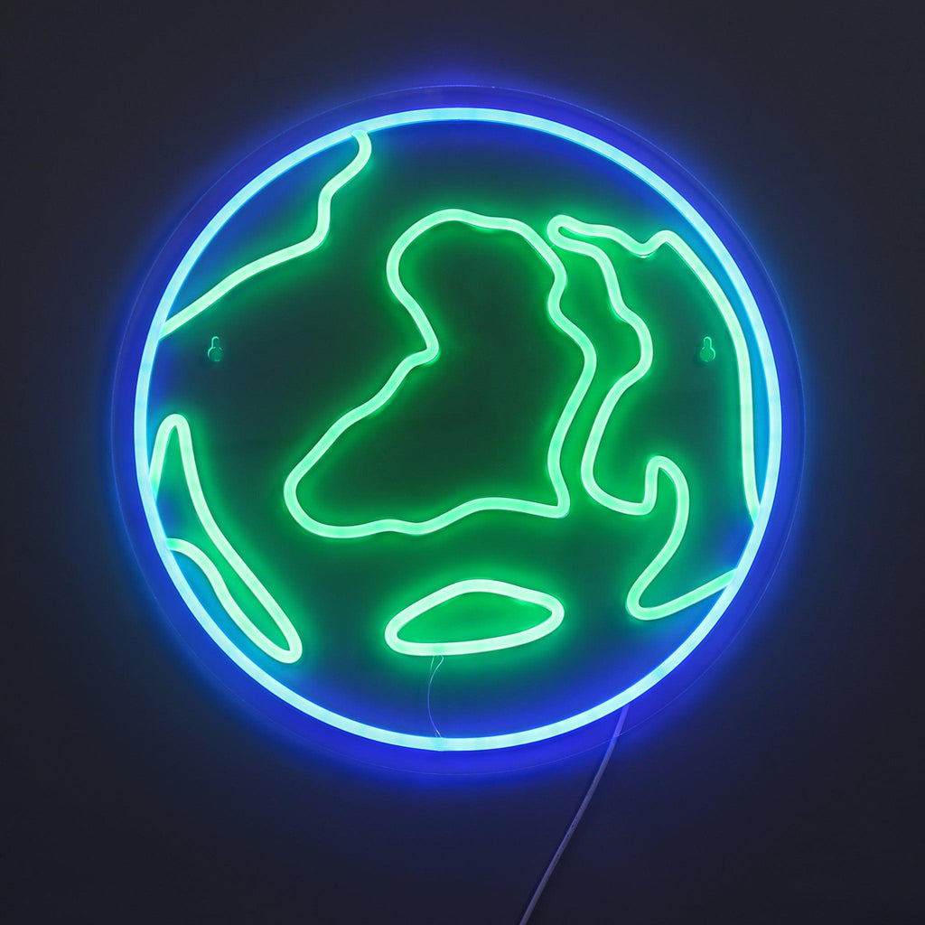 Earth Neon Vägglampa-Lampconcept.se