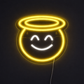 Emoji Angel Neonskylt