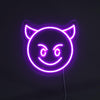 Emoji Devil Neon Vägglampa-Lampconcept.se