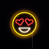 Emoji Love Neon Vägglampa