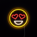 Emoji Love Neonskylt