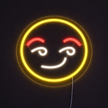 Emoji Flirty Neonskylt