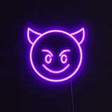 Emoji Devil Neonskylt