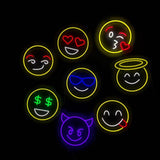 Emoji Flirty Neon Vägglampa-Lampconcept.se