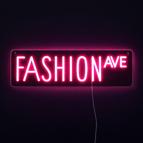 Fashion Avenue Neon Vägglampa