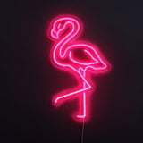 Flamingo Neon Vägglampa