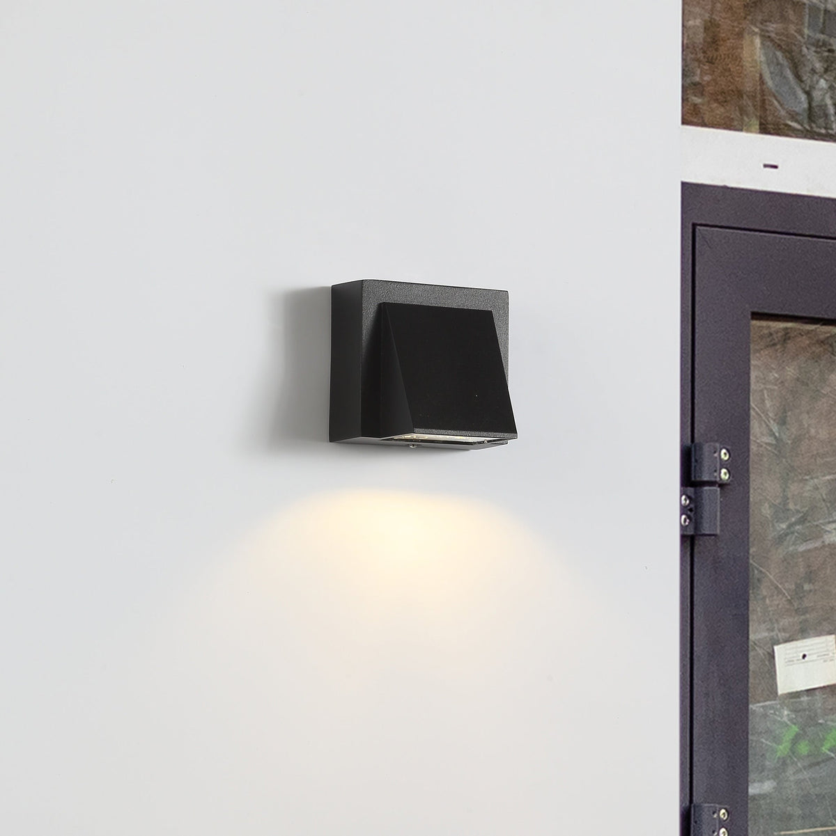 Focus 3W IP65 Vägglampa Utomhus Svart