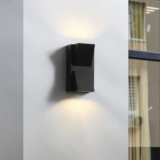 Focus 6W IP65 Vägglampa Utomhus Svart