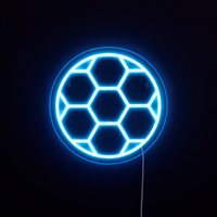 Football Neon Vägglampa