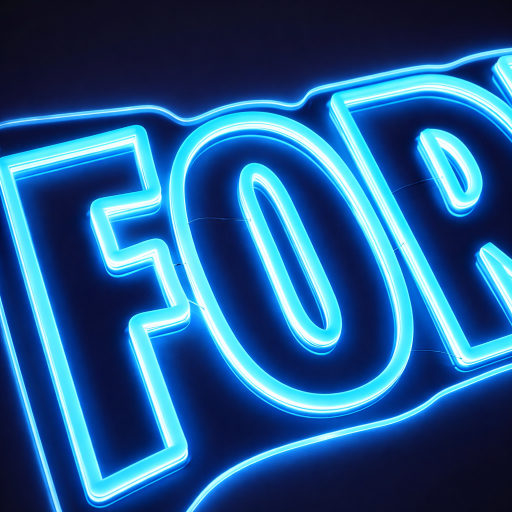 Fortnite Neon Vägglampa