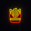 French Fries Neon Vägglampa