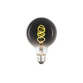 LED E27 4W G95 Spiral Dimbar Smoke