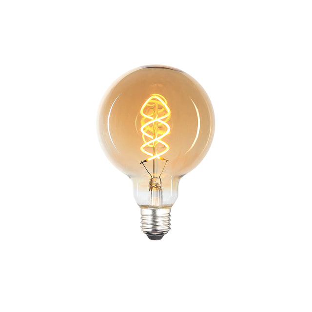 LED 4W G95 Spiral Dæmpbar E27-ITALUX-OutletLamper.dk