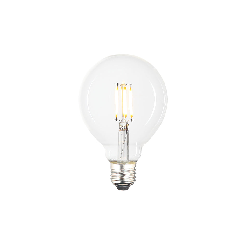 LED E27 4W G95 Dimbar Klar-Lampconcept.se