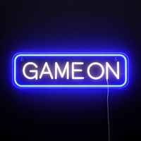 Game On Neon Vägglampa