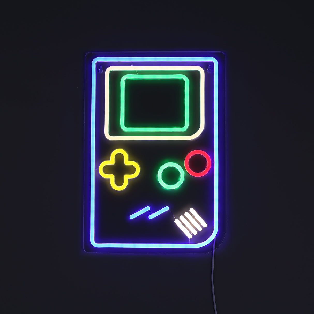 Gameboy Neon Vägglampa