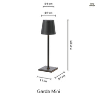 Garda Mini 24cm Trådlös Svart