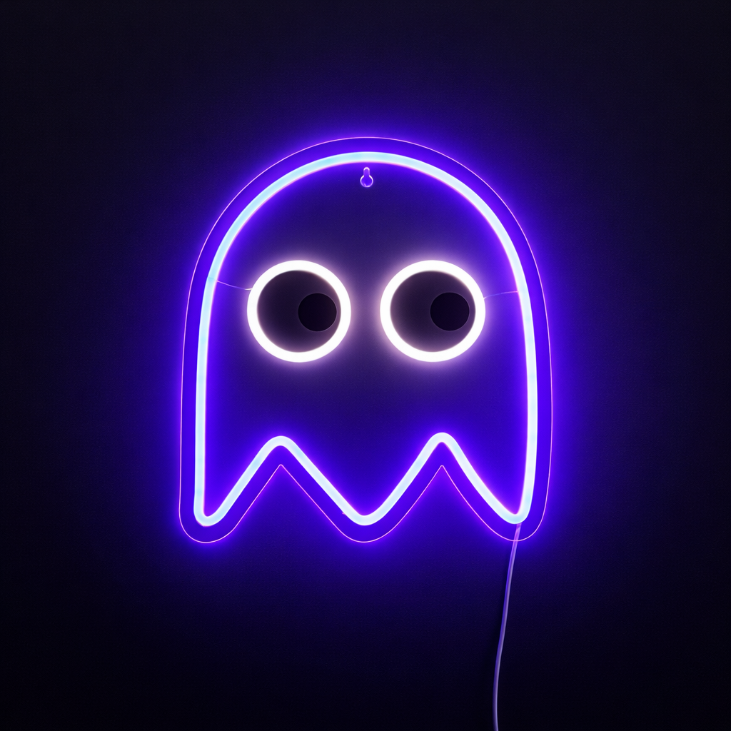 Ghost Neon Vägglampa