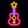 Guitar Neon Vägglampa