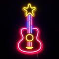 Guitar Neonskylt