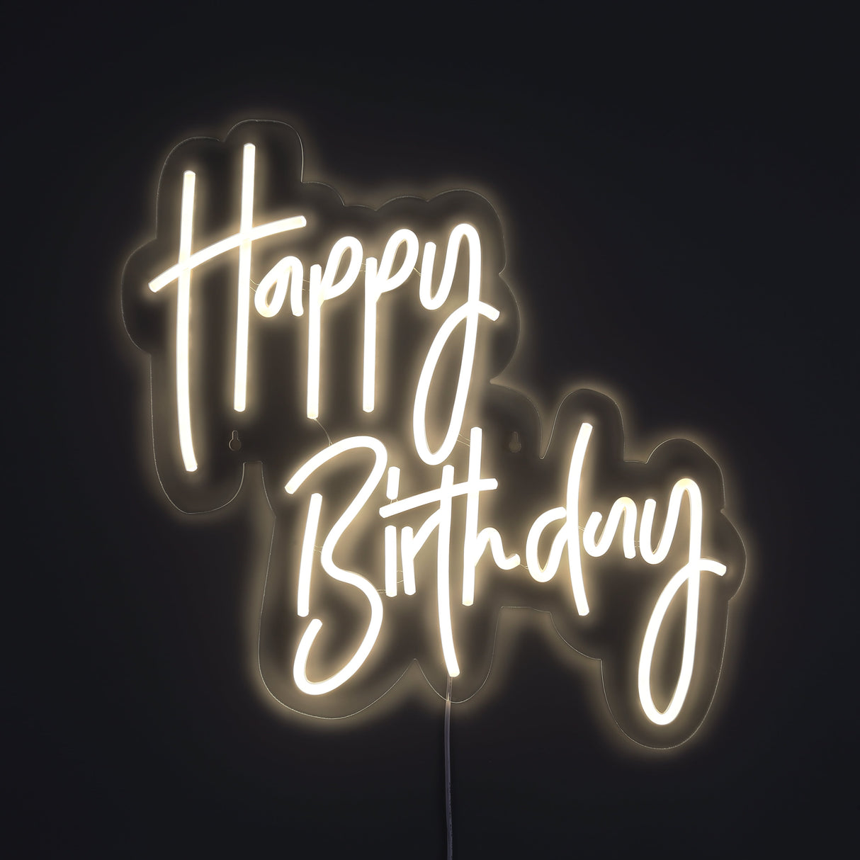 Happy Birthday Neon Vägglampa