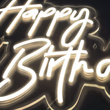 Happy Birthday Neonskylt