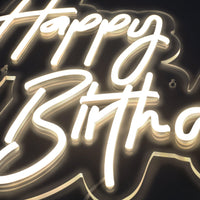 Happy Birthday Neonskylt
