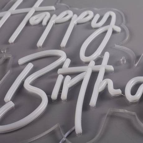 Happy Birthday Neon Vägglampa-Lampconcept.se