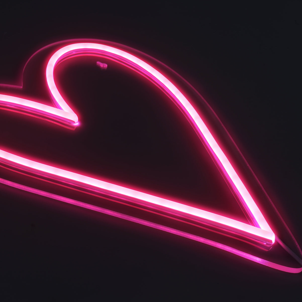 Heart Neon Vägglampa