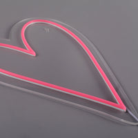 Heart Neon Vägglampa-Lampconcept.se