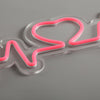 Heartbeat Neon Vägglampa Pink-Lampconcept.se