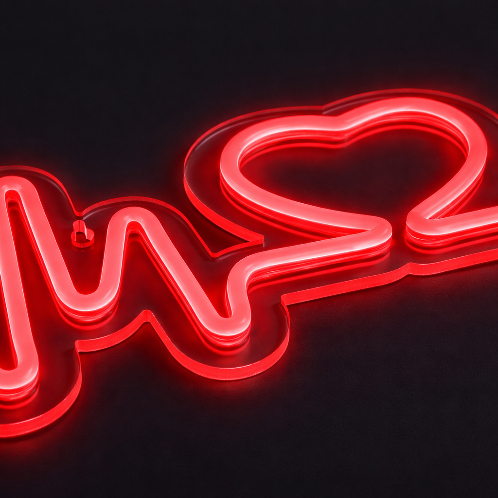 Heartbeat Neonskylt