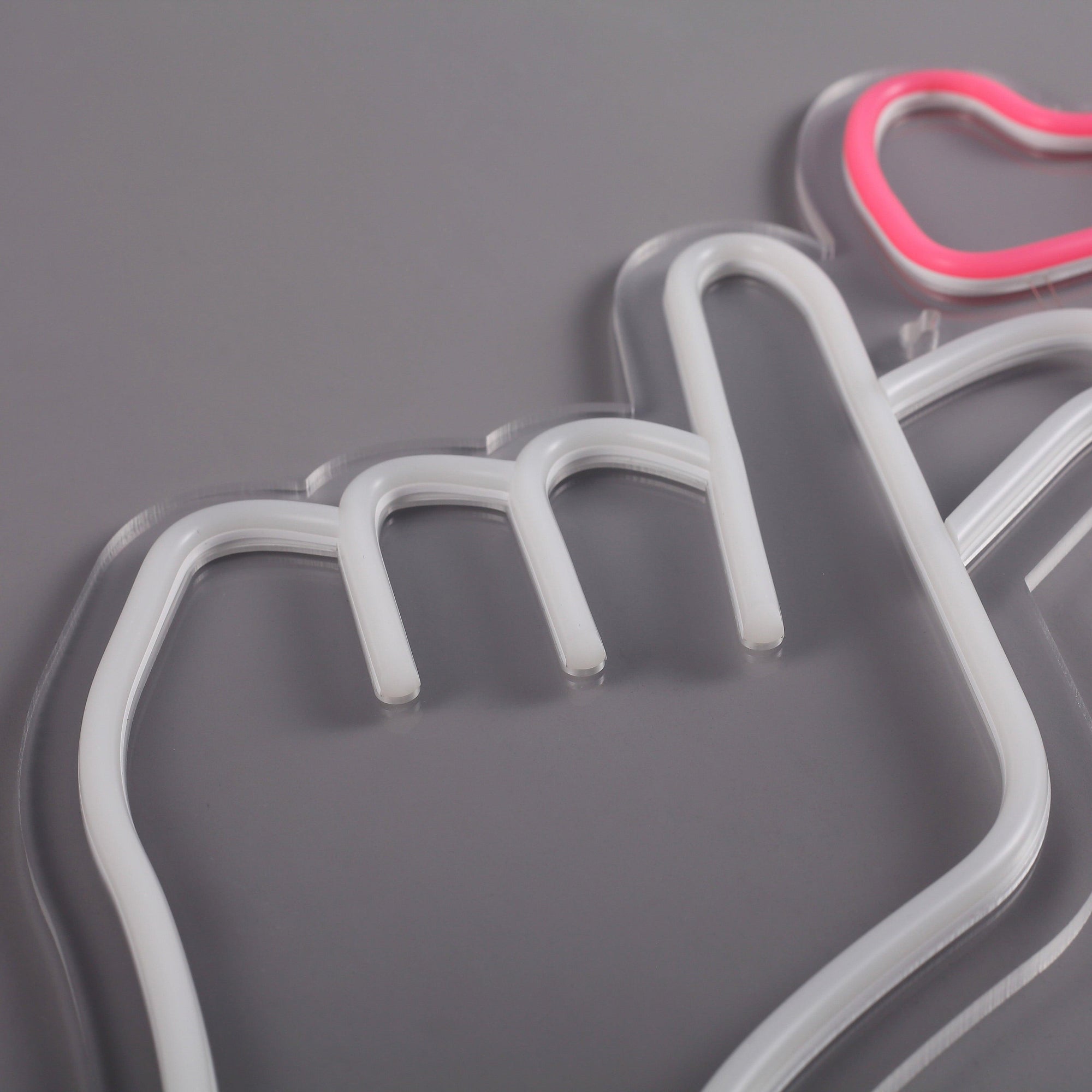 Heart Sign Neon Vägglampa-Lampconcept.se