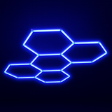 Hexagon Garage LED 5-Set 6500K RGB-Lampconcept.se