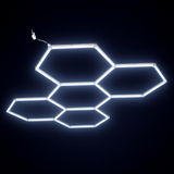 Hexagon Garage LED 5-Set 6500K-Lampconcept.se
