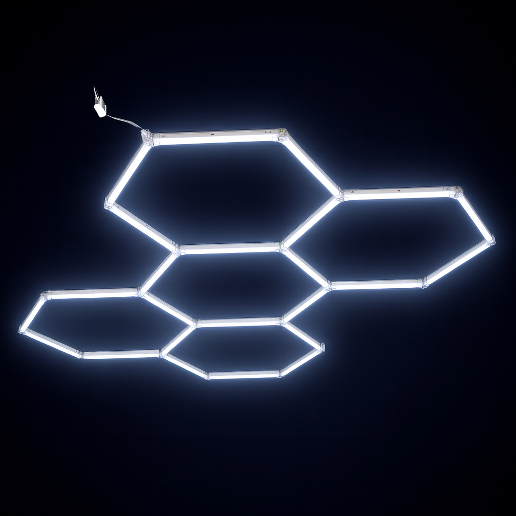 Hexagon Garage LED 5-Set 6500K-Lampconcept.se