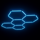 Hexagon Garage LED 5-Set 6500K RGB-Lampconcept.se