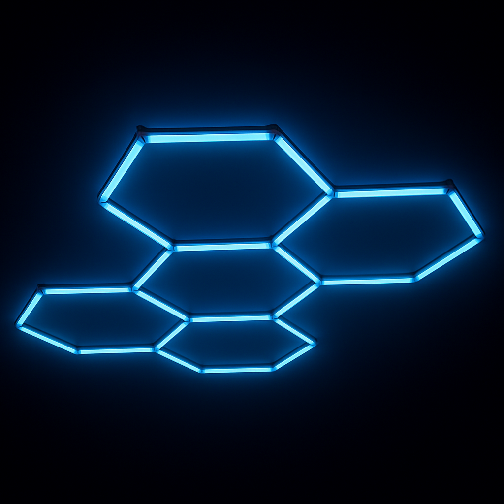 Hexagon Garage LED 5-Set 6500K RGB-Lampconcept.se