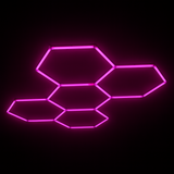 Hexagon Garage LED 5-Set 6500K RGB-Lampconcept.se