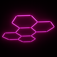 Hexagon Garage LED 5-Set 6500K RGB-Lampconcept.se