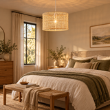 Nest Rattan Taklampa Ø40