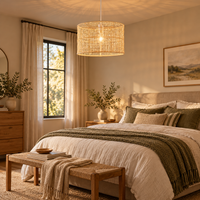 Nest Rattan Taklampa Ø40